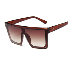 Women's Oversized Square 'Lush' Plastic Sunglasses