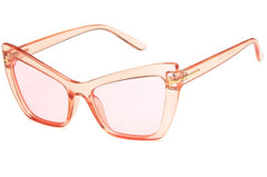 Women's Oversized Cat Eye 'Ophelia' Plastic Sunglasses