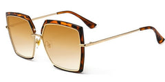 Women's Square 'Passion Collective' Metal Sunglasses