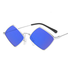 Women's Small Square 'Zion ' Metal Sunglasses