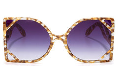 Women's Oversized Square 'Barbara' Plastic Sunglasses