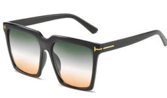 Women's Oversized Square 'Silky' Plastic Sunglasses