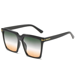 Women's Oversized Square 'Nod' Plastic Sunglasses