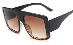 Women's Oversized Square 'Creep ' Plastic Sunglasses