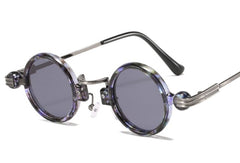 Women's Round 'Lana Smile' Metal Sunglasses