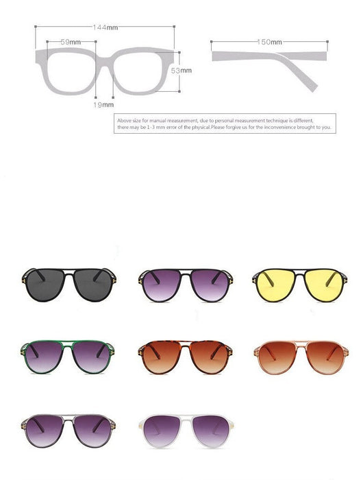 Unisex Cool Aviation Gradient 'Snazzy Shades' Sunglasses
