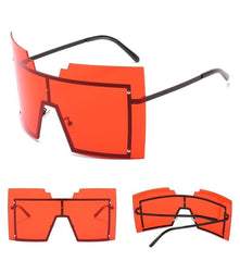 Women's Oversized 'In The Zone' Square Sunglasses