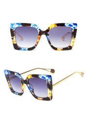 Women's Oversized 'Beyonce Freshness' Plastic Sunglasses