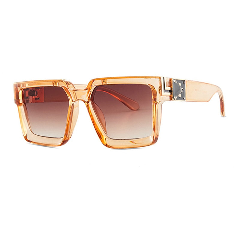 Men's Square 'Snazzy Shades' Plastic Sunglasses