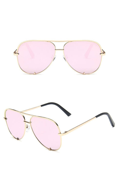 Women's Classic Vintage 'Clear View' Alloy Sunglasses