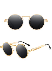 Unisex Round "Sky Walker" Metal Sunglasses