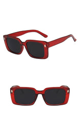 Women's Oversized Square Big 'IQ' Plastic Sunglasses