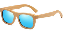 Men's Polarized Oval 'Swanky' Wooden Sunglasses