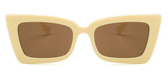 Women's Rectangle 'Abyss' Plastic Sunglasses