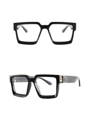 Men's Square 'Snazzy Shades' Plastic Sunglasses