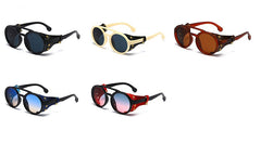 Men's Retro Round 'Cherry' Plastic Sunglasses