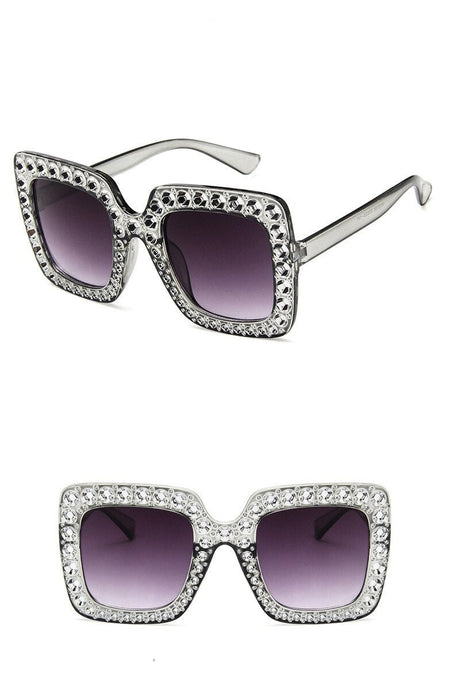Women's Oversized Square 'Camilla' Plastic Sunglasses