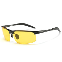 Men's Aviator Sports  'Midnight Shades' Plastic Sunglasses