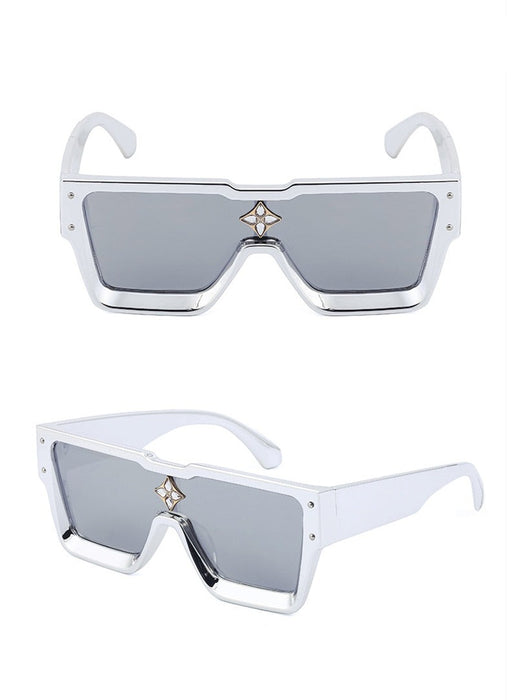 Women's Square 'Shanaia Twain' Plastic Sunglasses