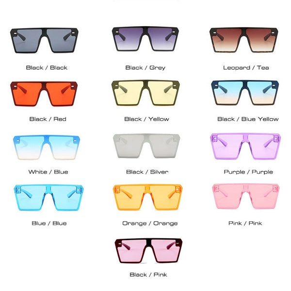 Women's Square 'Elvira' Plastic Sunglasses