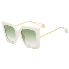 Women's Luxury Cat Eye 'Sunset' Metal Sunglasses