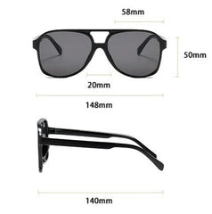 Women's Oversized Pilot 'The Stylish' Metal Sunglasses