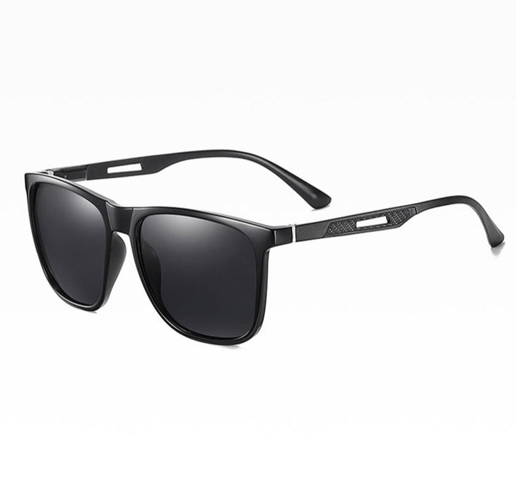 Men's Square 'Infrared' Plastic Sunglasses