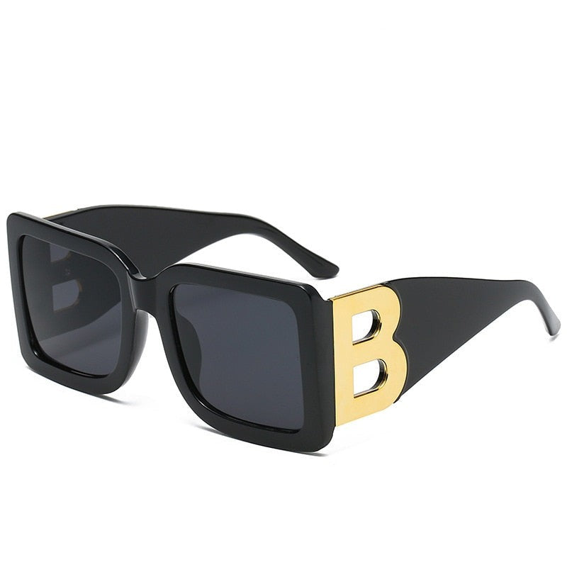 Women's Oversized 'Retro Dam' Plastic Sunglasses