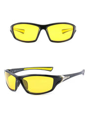 Men's Rectangular 'Downhill' Sunglasses