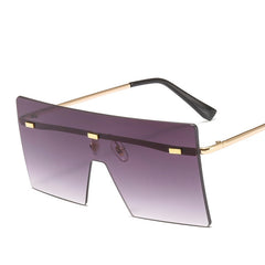 Women's Gradient 'Cyber' Square Sunglasses