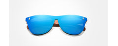 Men's Square 'Wendel ' Wooden Sunglasses