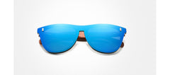 Women's Square 'Bubinga' Wooden Sunglasses