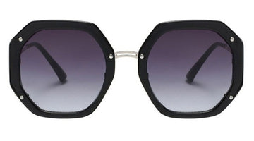 Women's Square 'Fine Shine' Plastic Sunglasses