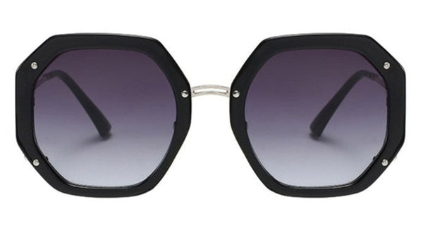 Women's Square 'Fine Shine' Plastic Sunglasses