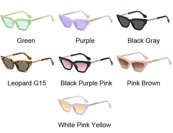 Women's Cat Eye 'Cristal ' Plastic Sunglasses