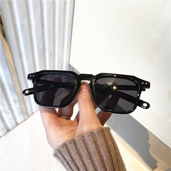 Unisex Retro Square "Watery Fire" Plastic Sunglasses