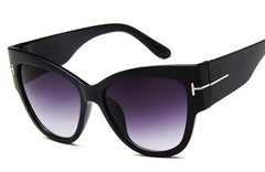 Women's Cat Eye  'Little Snow' Plastic Sunglasses