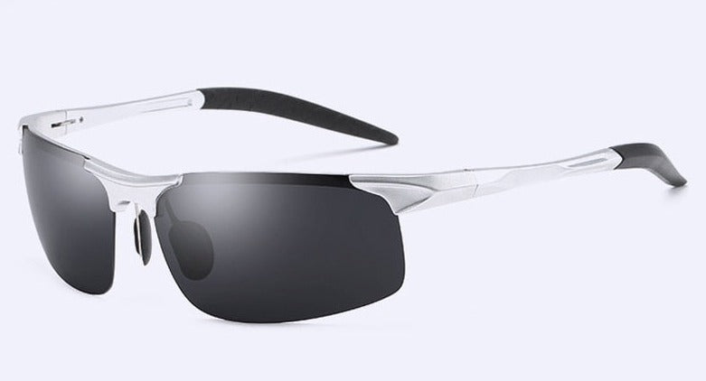 Men's Polarized Sports 'Lazar Eye Wear' Metal Sunglasses
