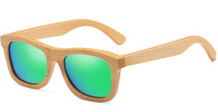 Men's Polarized Oval 'Diafa ' Wooden Sunglasses