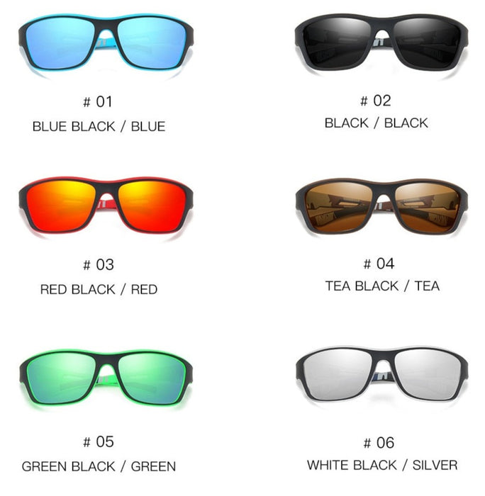 Men's Goggle Polarized 'Rave' Plastic Sports Sunglasses