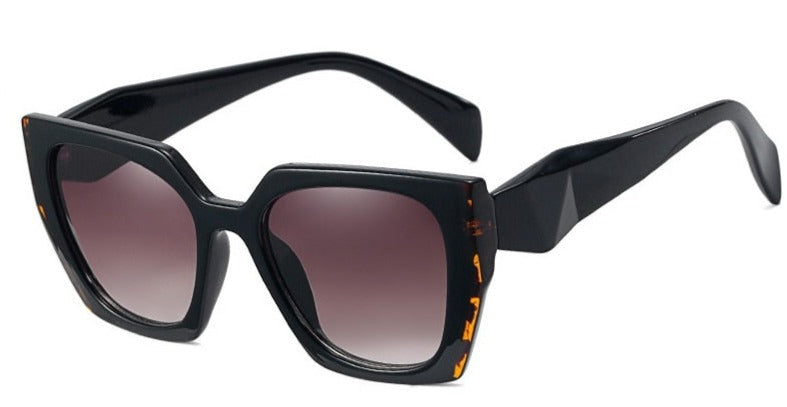 Women's Vintage Polygon 'Hatchet ' Plastic Sunglasses