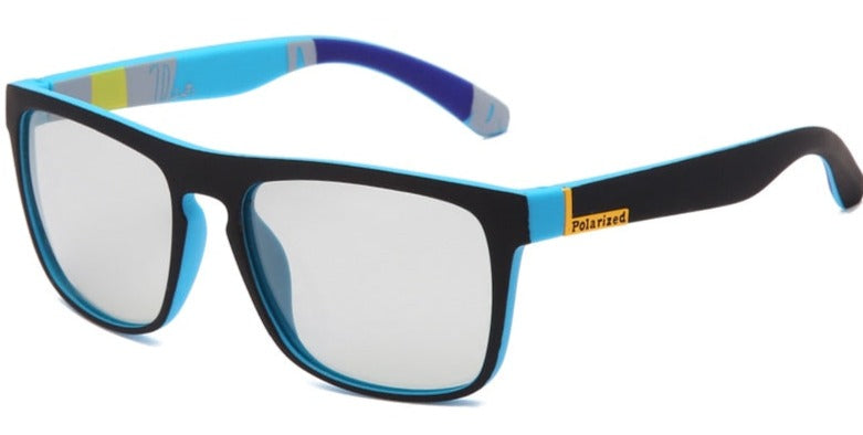Men's Square Polarized 'Bonnie' Plastic Sunglasses