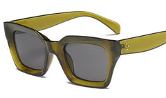 Women's Oversized Square 'Enmity' Plastic Sunglasses