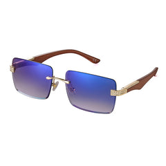 Women's Square Rimless 'Goddess' Sunglasses