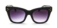 Women's Luxury 'Fine Line' Browline Sunglasses