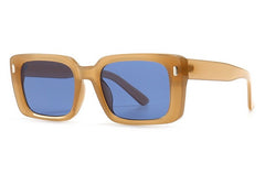 Women's Retro Square 'Silas' Plastic Sunglasses