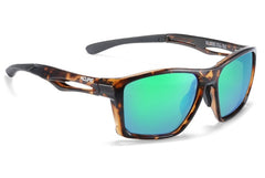 Men's Polarized Rectangle 'Bart ' Plastic Sunglasses