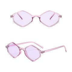 Women's Polygon Square 'Fun in the Sun' Retro Sunglasses