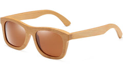 Men's Polarized Oval 'Diafa ' Wooden Sunglasses