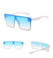 Women's Square 'Elvira' Plastic Sunglasses